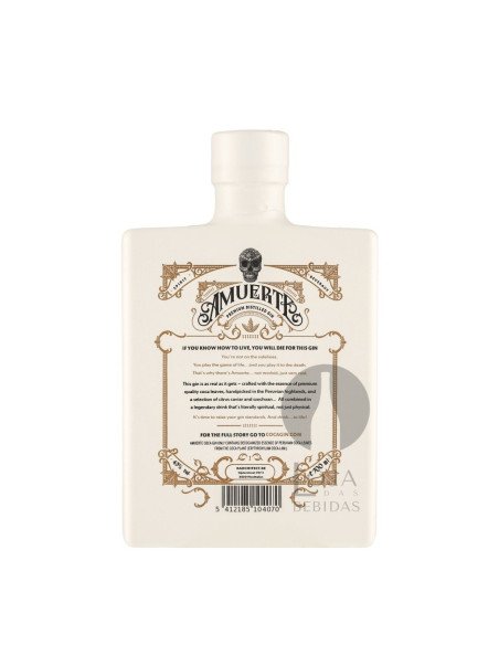 Gin Amuerte Coca Leaf - White Edition 70cl