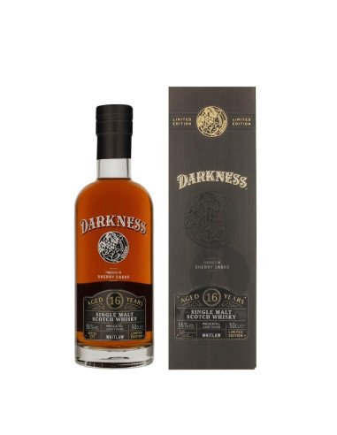 Whisky Darkness 16 anos Whitlaw 50cl