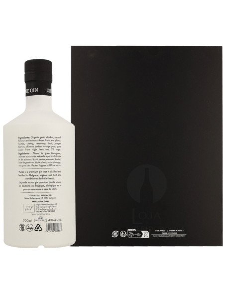 Gin Panda Organic Black Box 70cl + 2 Glasses