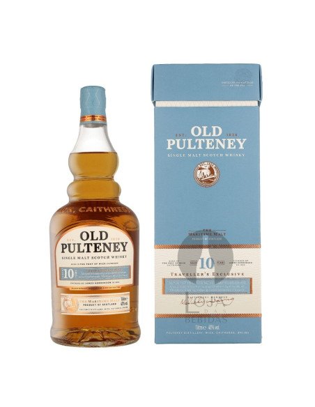 Whisky Old Pulteney 10 Years +GB 100cl