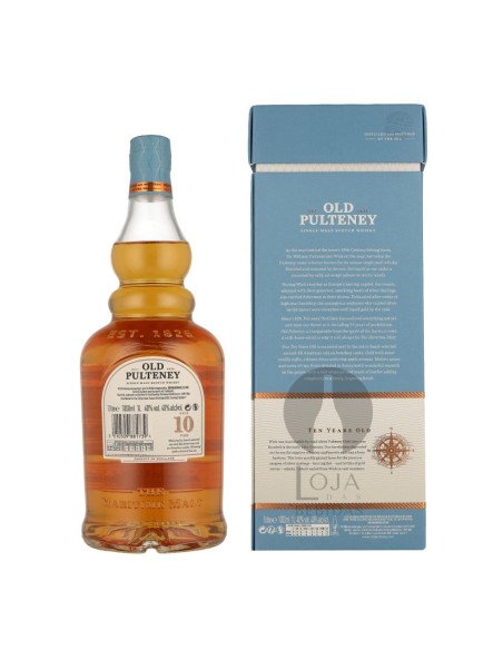 Whisky Old Pulteney 10 Years +GB 100cl