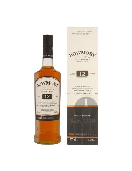 Whisky Bowmore 12 Years + Caixa 70cl