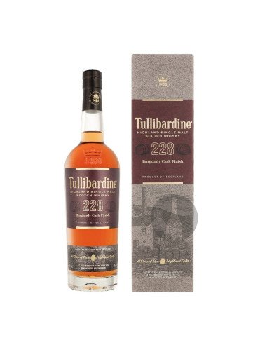 Whisky Tullibardine 228 Burgundy Finish + GB 70cl