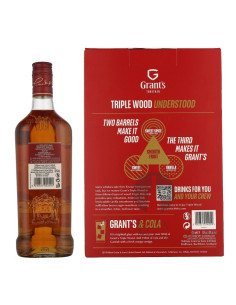 Whisky Grant´s + 2 copos 70cl 2