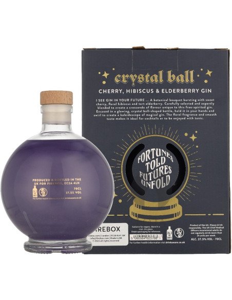 Gin Crystal Ball Light Up + Caixa 70cl