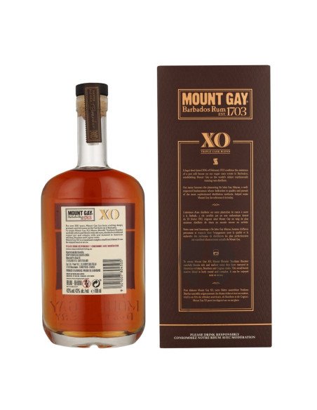 Rum  Mount Gay XO Triple Cask Blend + Caixa 70cl
