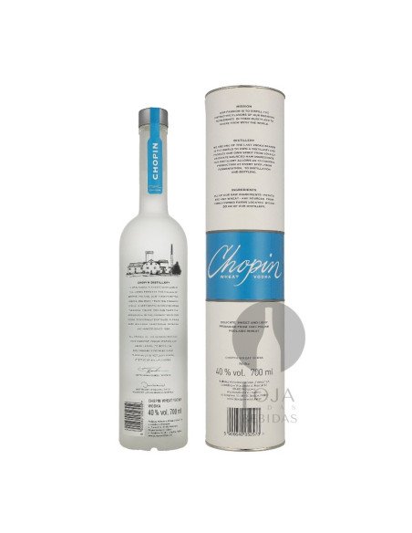 Vodka Chopin Wheat + Caixa 70cl