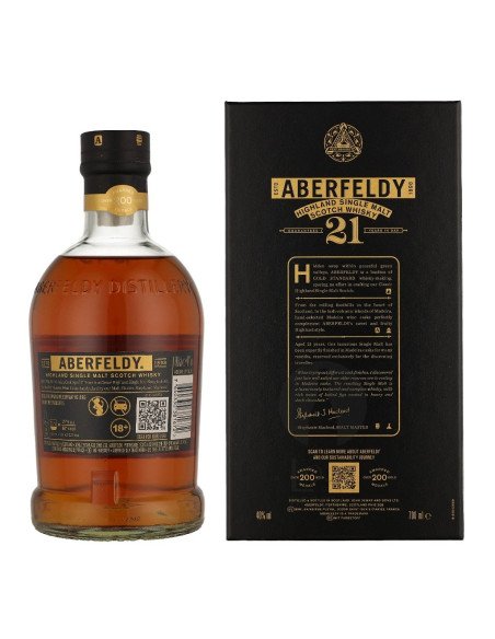 Whisky Aberfeldy 21 Anos Madeira Cask + Caixa 70cl