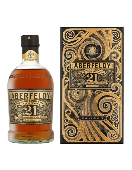 Whisky Aberfeldy 21 Anos Madeira Cask + Caixa 70cl