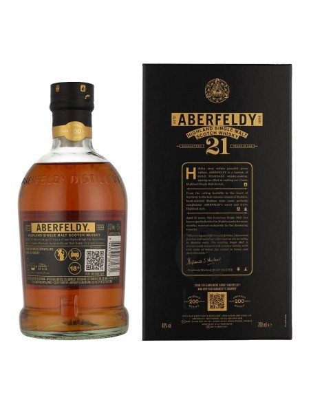 Whisky Aberfeldy 21 Anos Madeira Cask + Caixa 70cl