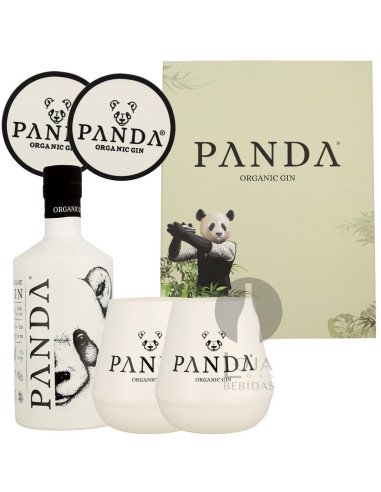 Gin Panda Gin Organic Floral Box + Copos 70cl