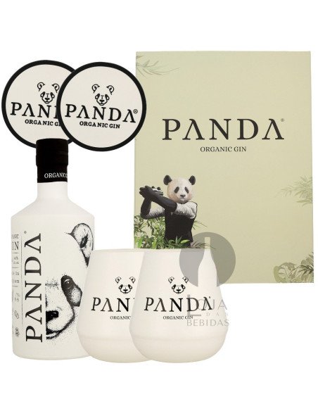 Gin Panda Gin Organic Floral Box + Copos 70cl