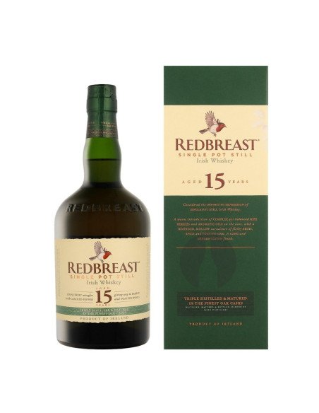 Whisky Redbreast 15 Anos+CX 70cl