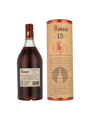 Brandy Asbach 15 Anos + Caixa 70cl