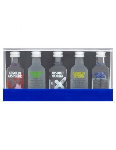 Vodka Absolut Sabores Sortidos (5x5cl)