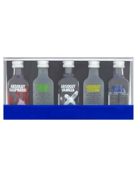 Vodka Absolut Sabores Sortidos (5x5cl)