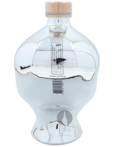 Vodka Outerspace Alien Head Chrome Ed + 2 Copos 70cl