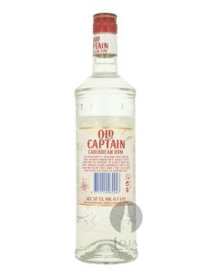 Rum Old Captain Caribbean White 70cl 2