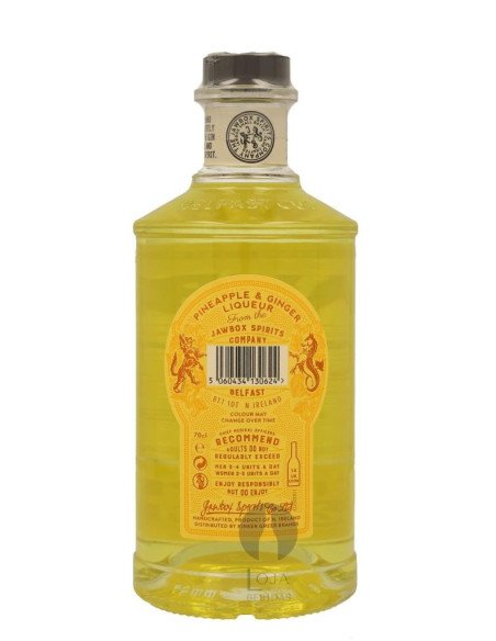 Jawbox Gin Liqueur - Pineapple & Ginger 70cl