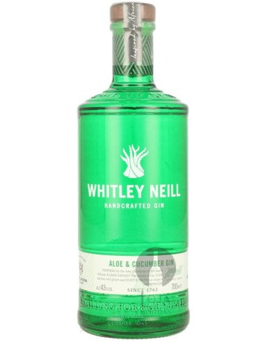Gin Whitley Neill Aloe & Cucumber 70cl
